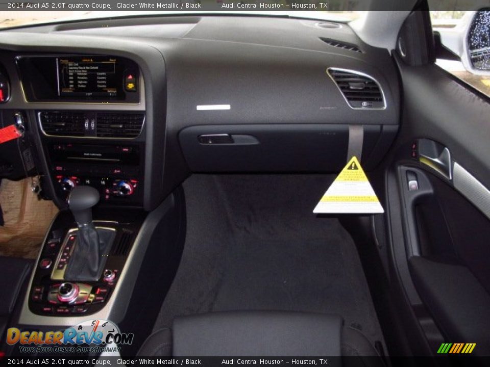 2014 Audi A5 2.0T quattro Coupe Glacier White Metallic / Black Photo #16