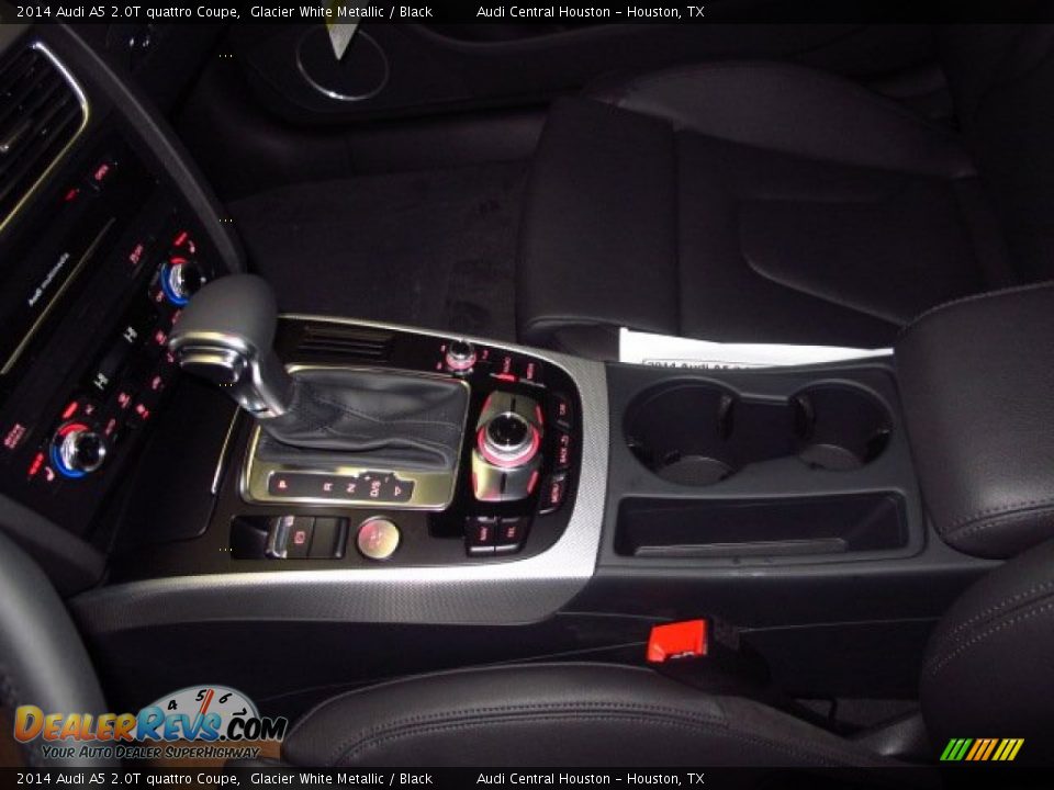 2014 Audi A5 2.0T quattro Coupe Glacier White Metallic / Black Photo #20