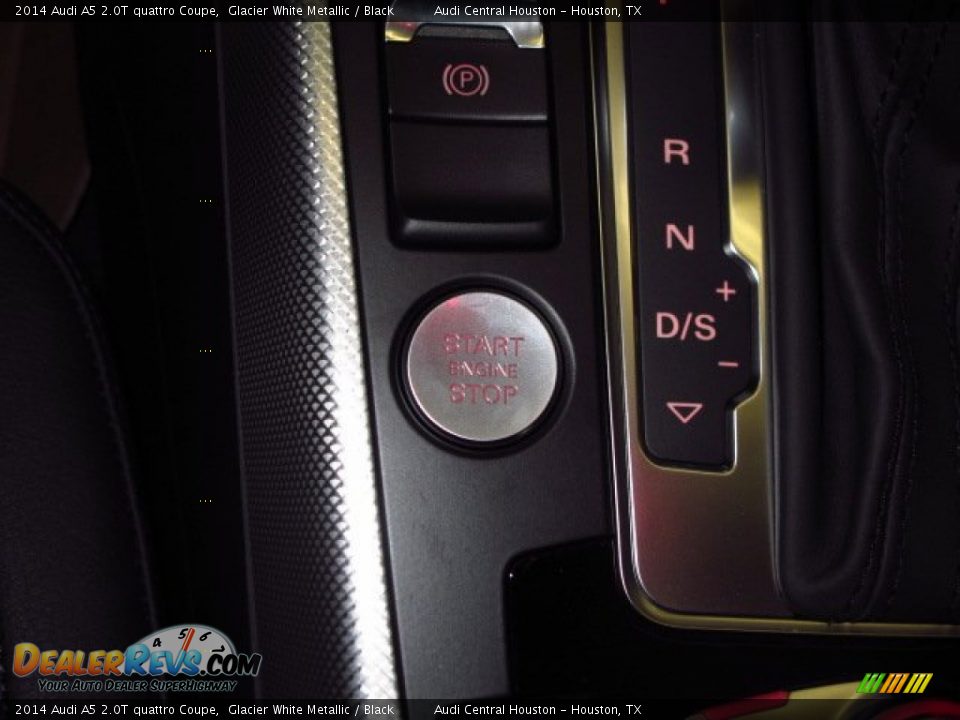 2014 Audi A5 2.0T quattro Coupe Glacier White Metallic / Black Photo #22