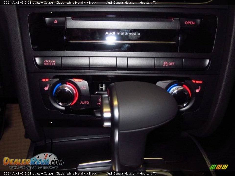 2014 Audi A5 2.0T quattro Coupe Glacier White Metallic / Black Photo #23