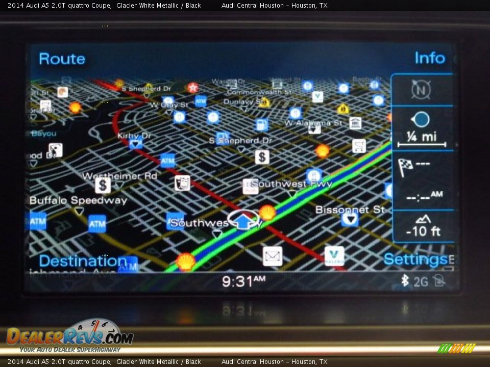 2014 Audi A5 2.0T quattro Coupe Glacier White Metallic / Black Photo #25