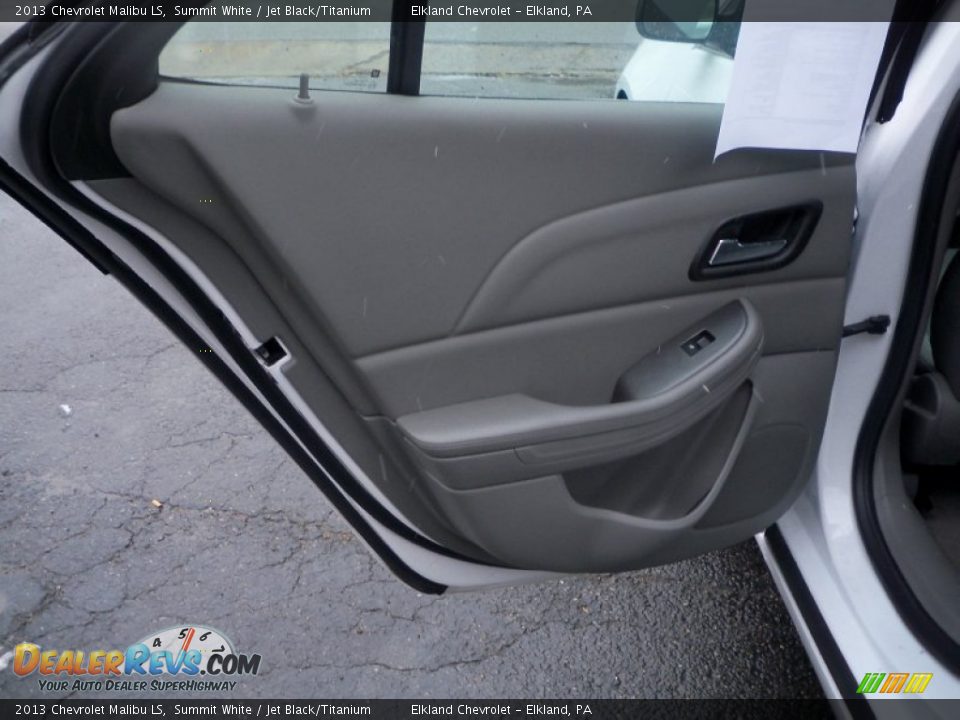 2013 Chevrolet Malibu LS Summit White / Jet Black/Titanium Photo #11