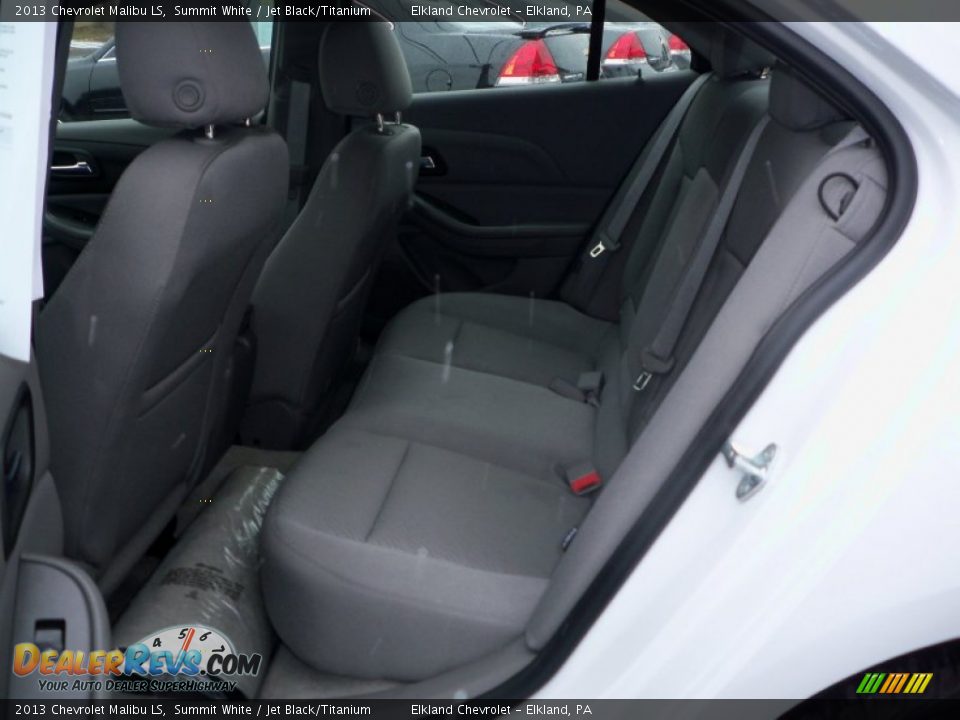 2013 Chevrolet Malibu LS Summit White / Jet Black/Titanium Photo #12