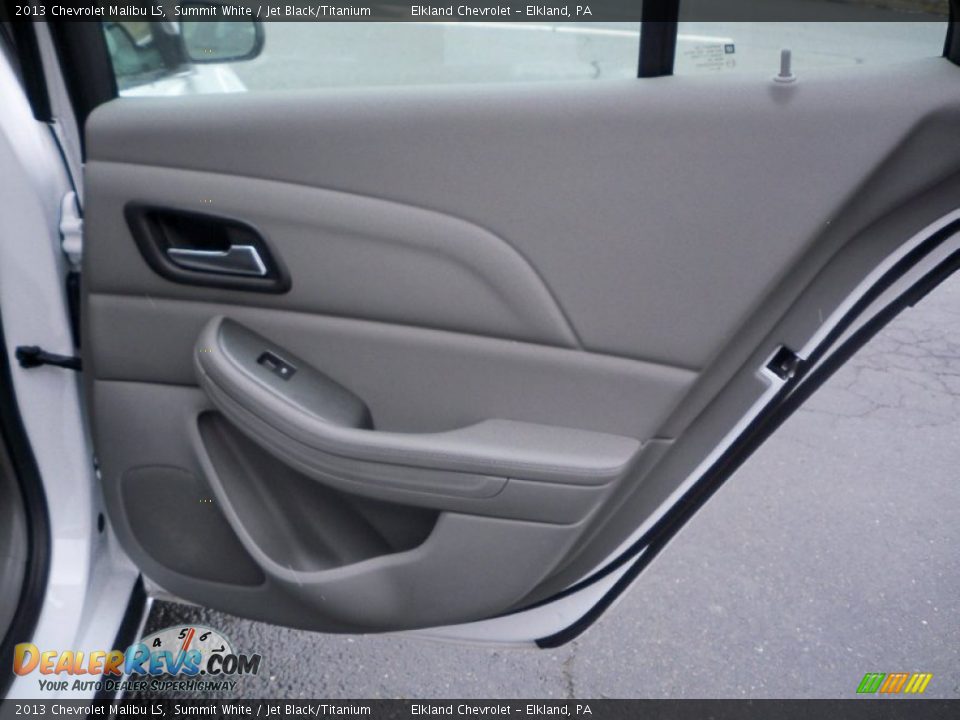 2013 Chevrolet Malibu LS Summit White / Jet Black/Titanium Photo #13