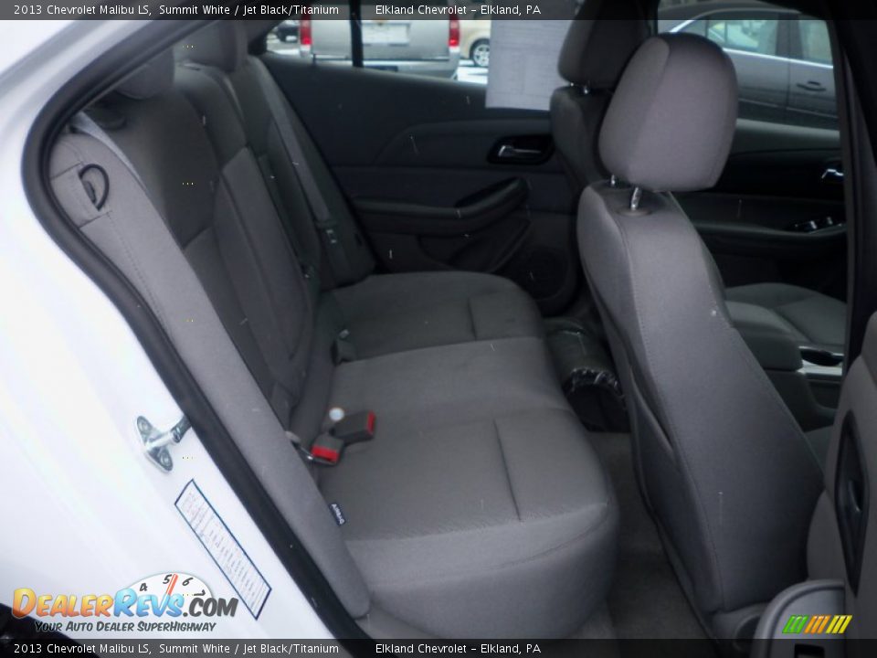 2013 Chevrolet Malibu LS Summit White / Jet Black/Titanium Photo #14