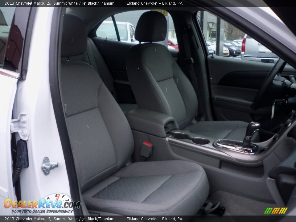 2013 Chevrolet Malibu LS Summit White / Jet Black/Titanium Photo #16