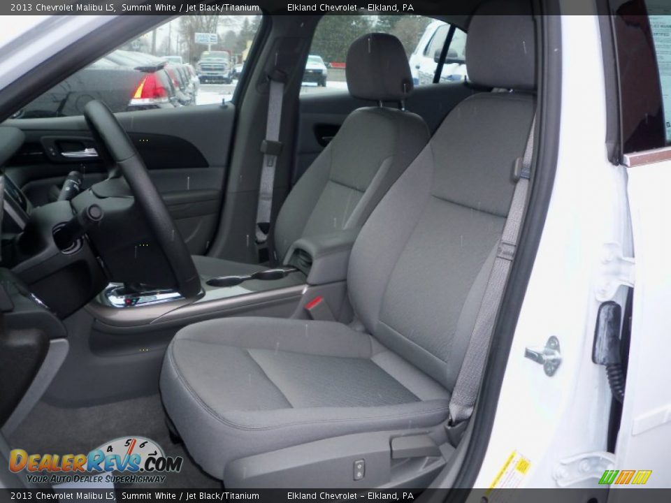 2013 Chevrolet Malibu LS Summit White / Jet Black/Titanium Photo #19
