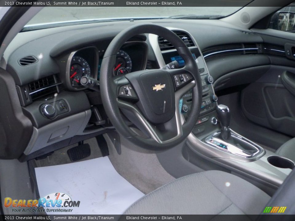 2013 Chevrolet Malibu LS Summit White / Jet Black/Titanium Photo #20