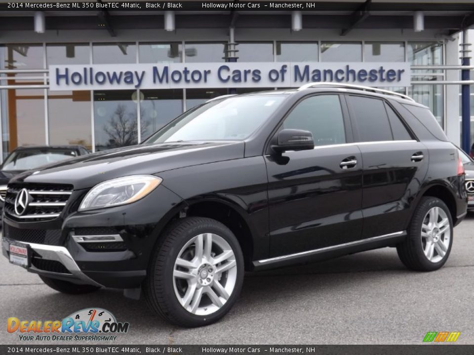 2014 Mercedes-Benz ML 350 BlueTEC 4Matic Black / Black Photo #1
