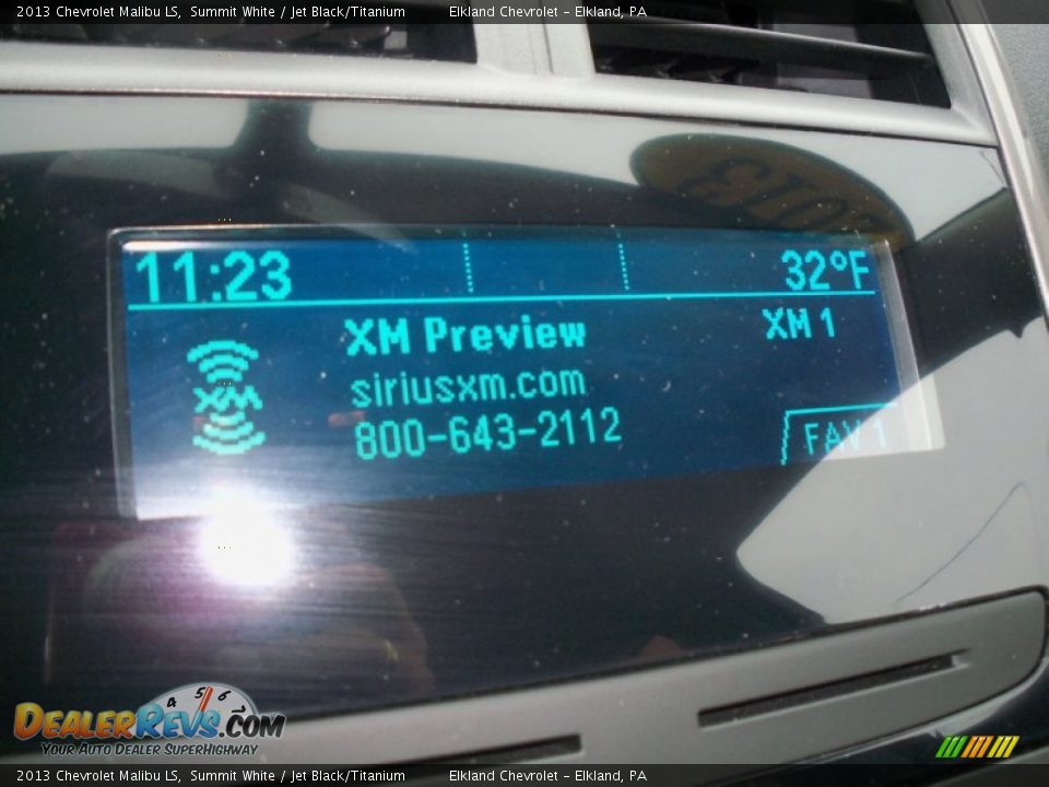 2013 Chevrolet Malibu LS Summit White / Jet Black/Titanium Photo #25