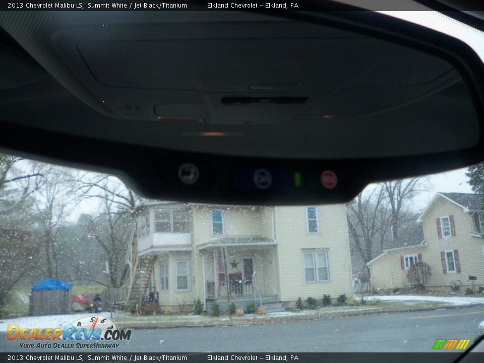 2013 Chevrolet Malibu LS Summit White / Jet Black/Titanium Photo #26