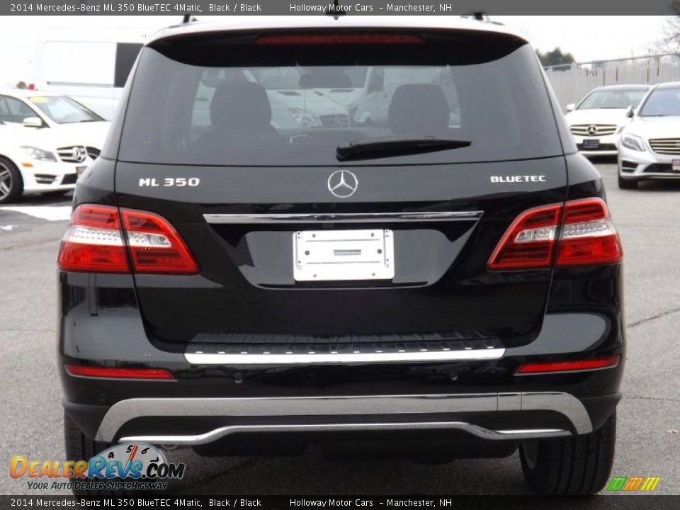 2014 Mercedes-Benz ML 350 BlueTEC 4Matic Black / Black Photo #4