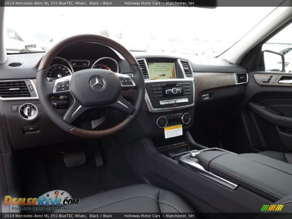 2014 Mercedes-Benz ML 350 BlueTEC 4Matic Black / Black Photo #7