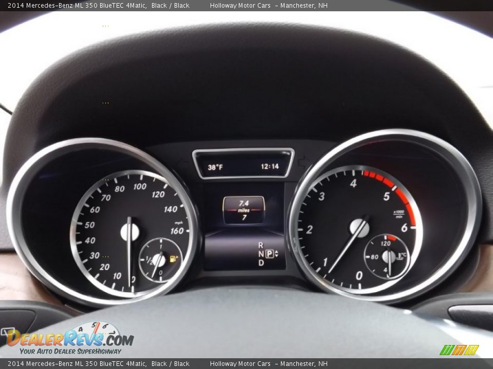 2014 Mercedes-Benz ML 350 BlueTEC 4Matic Black / Black Photo #10