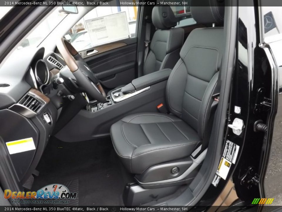 2014 Mercedes-Benz ML 350 BlueTEC 4Matic Black / Black Photo #11