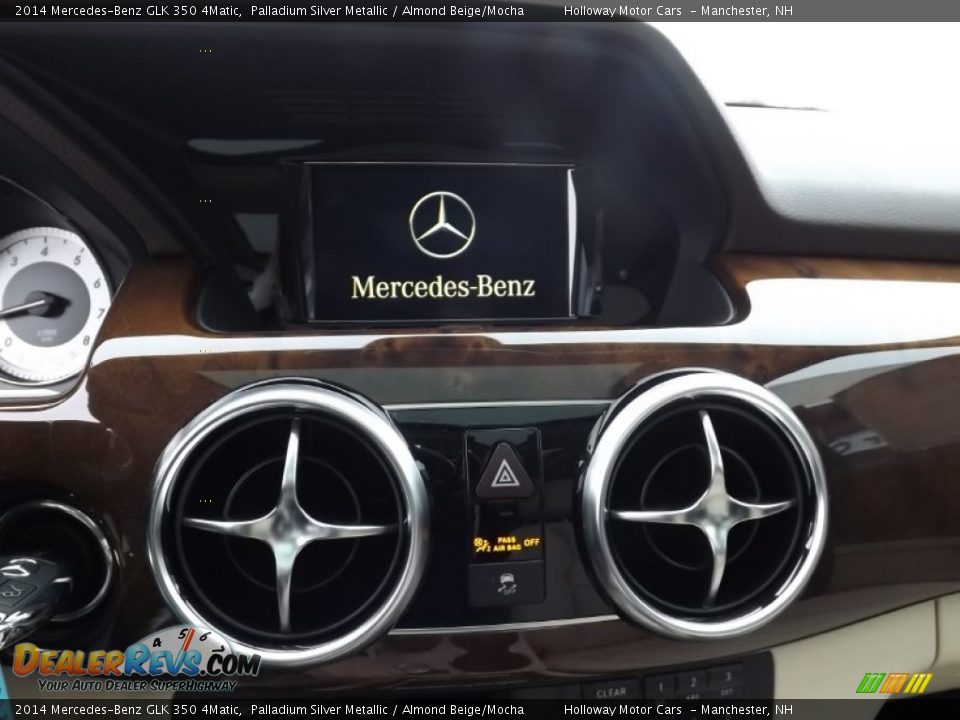 2014 Mercedes-Benz GLK 350 4Matic Palladium Silver Metallic / Almond Beige/Mocha Photo #8