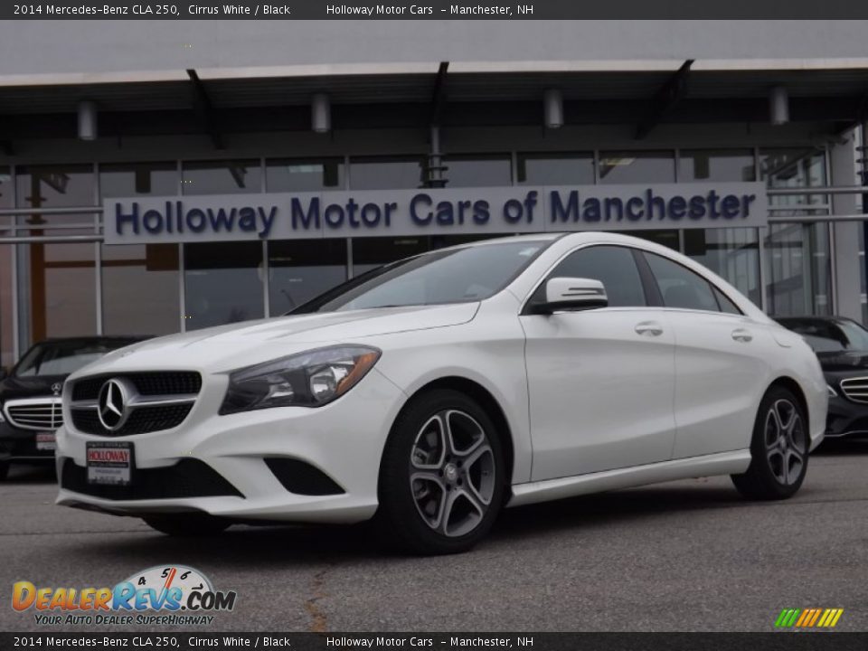 2014 Mercedes-Benz CLA 250 Cirrus White / Black Photo #1