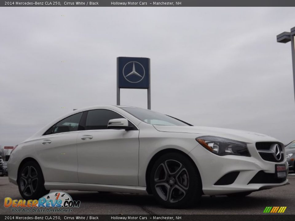 2014 Mercedes-Benz CLA 250 Cirrus White / Black Photo #3