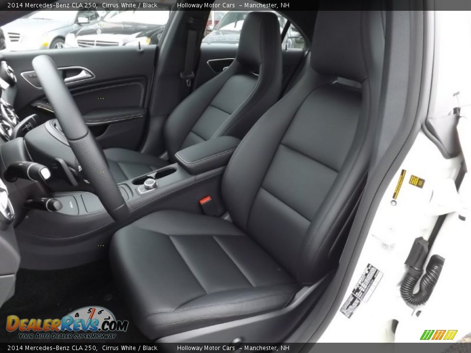 2014 Mercedes-Benz CLA 250 Cirrus White / Black Photo #10