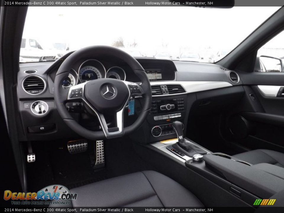 2014 Mercedes-Benz C 300 4Matic Sport Palladium Silver Metallic / Black Photo #7