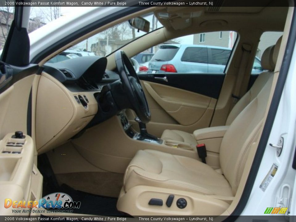Front Seat of 2008 Volkswagen Passat Komfort Wagon Photo #6
