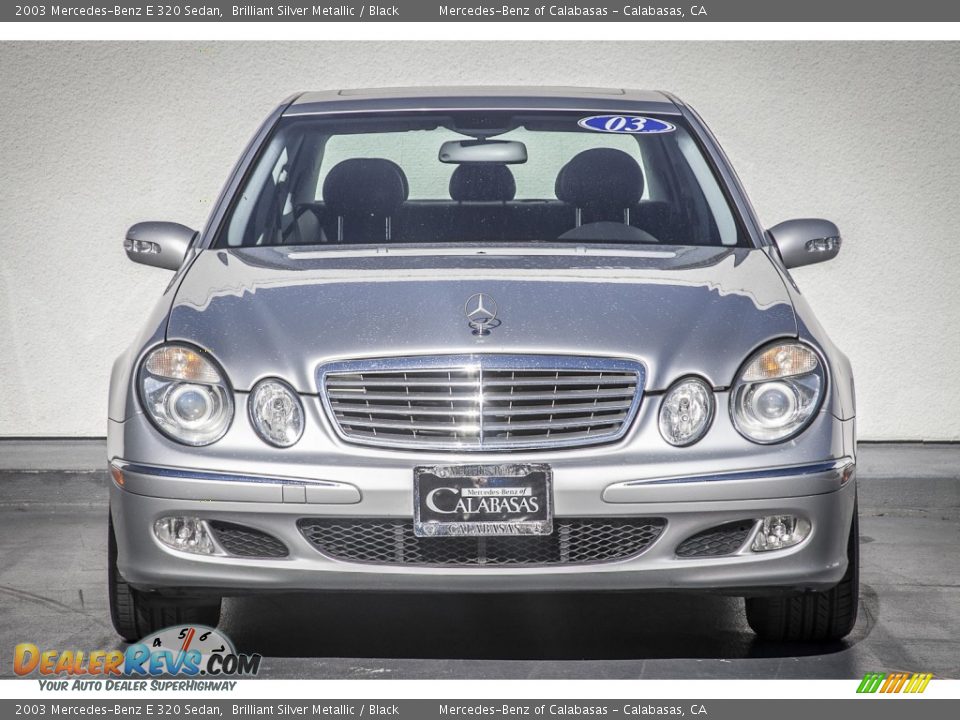 2003 Mercedes-Benz E 320 Sedan Brilliant Silver Metallic / Black Photo #2