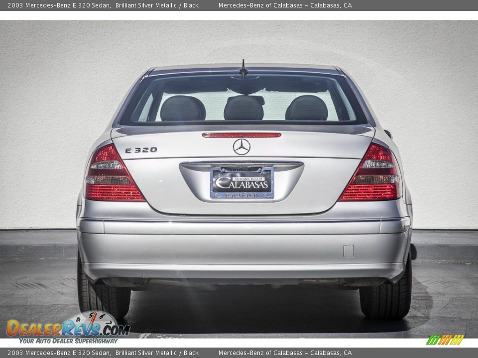 2003 Mercedes-Benz E 320 Sedan Brilliant Silver Metallic / Black Photo #3