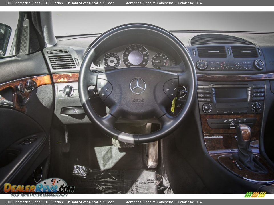 2003 Mercedes-Benz E 320 Sedan Brilliant Silver Metallic / Black Photo #4