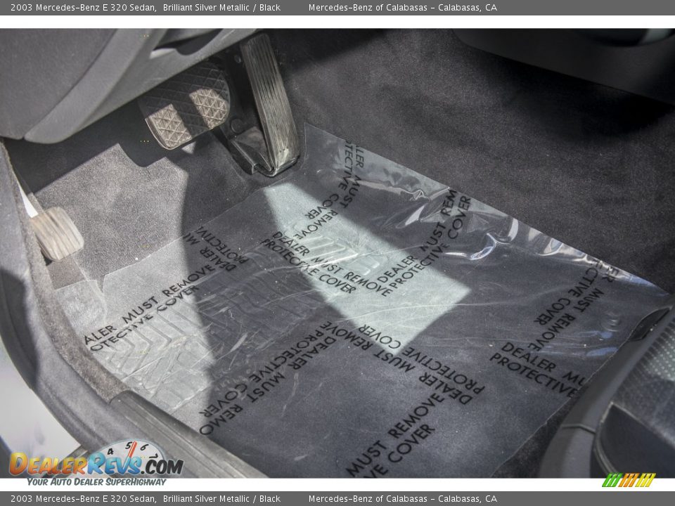 2003 Mercedes-Benz E 320 Sedan Brilliant Silver Metallic / Black Photo #6