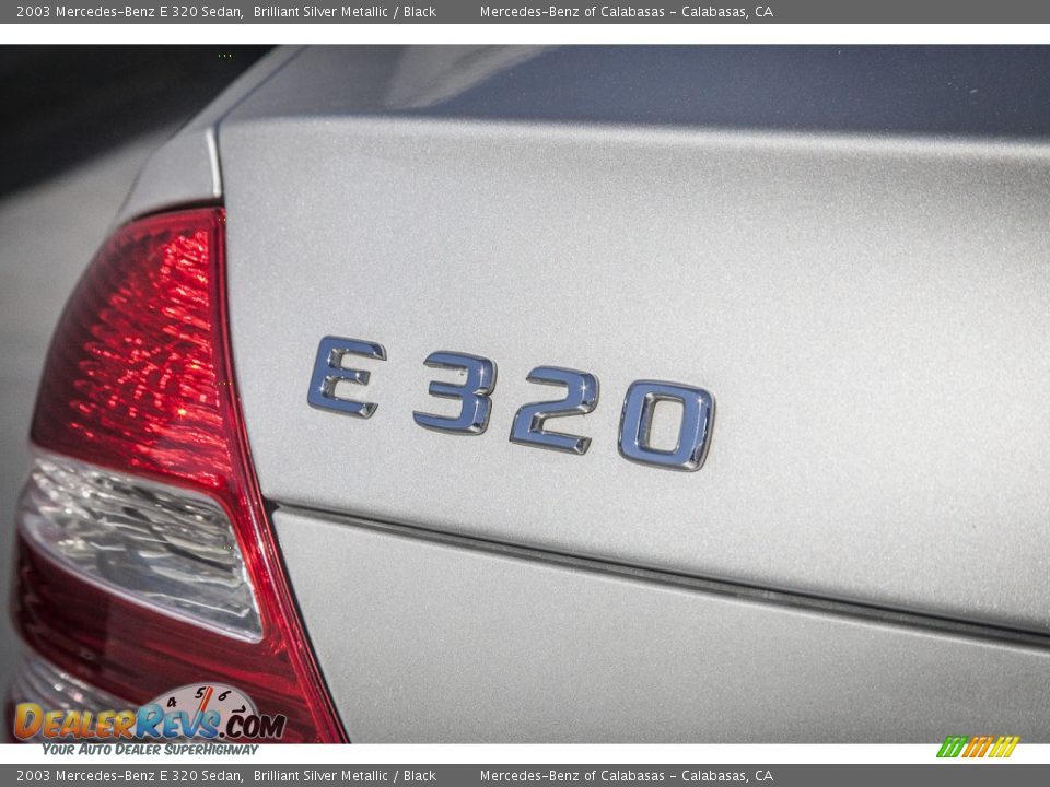2003 Mercedes-Benz E 320 Sedan Brilliant Silver Metallic / Black Photo #7