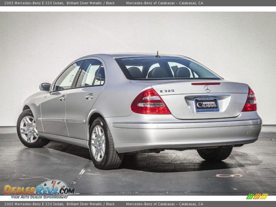 2003 Mercedes-Benz E 320 Sedan Brilliant Silver Metallic / Black Photo #10
