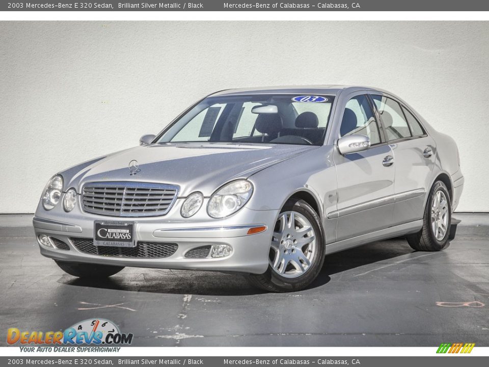 2003 Mercedes-Benz E 320 Sedan Brilliant Silver Metallic / Black Photo #12