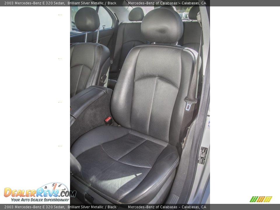 2003 Mercedes-Benz E 320 Sedan Brilliant Silver Metallic / Black Photo #20