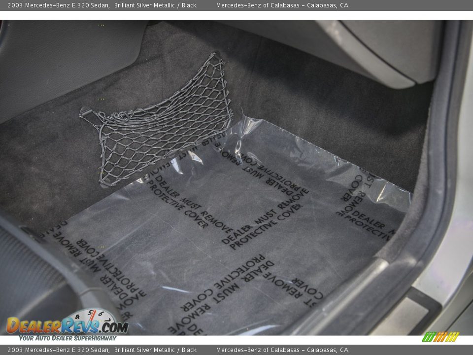 2003 Mercedes-Benz E 320 Sedan Brilliant Silver Metallic / Black Photo #22