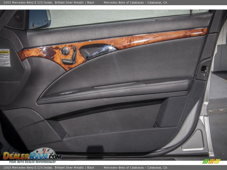 2003 Mercedes-Benz E 320 Sedan Brilliant Silver Metallic / Black Photo #23
