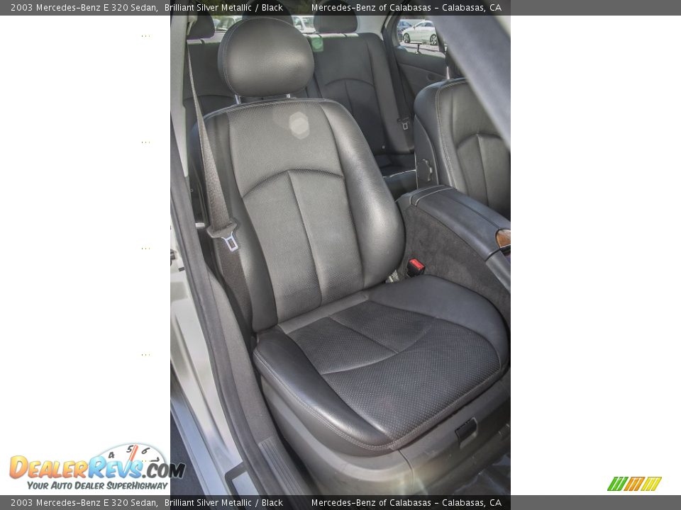 2003 Mercedes-Benz E 320 Sedan Brilliant Silver Metallic / Black Photo #24