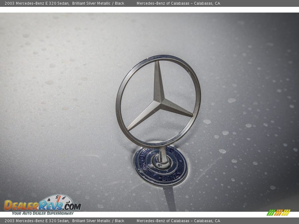 2003 Mercedes-Benz E 320 Sedan Brilliant Silver Metallic / Black Photo #27