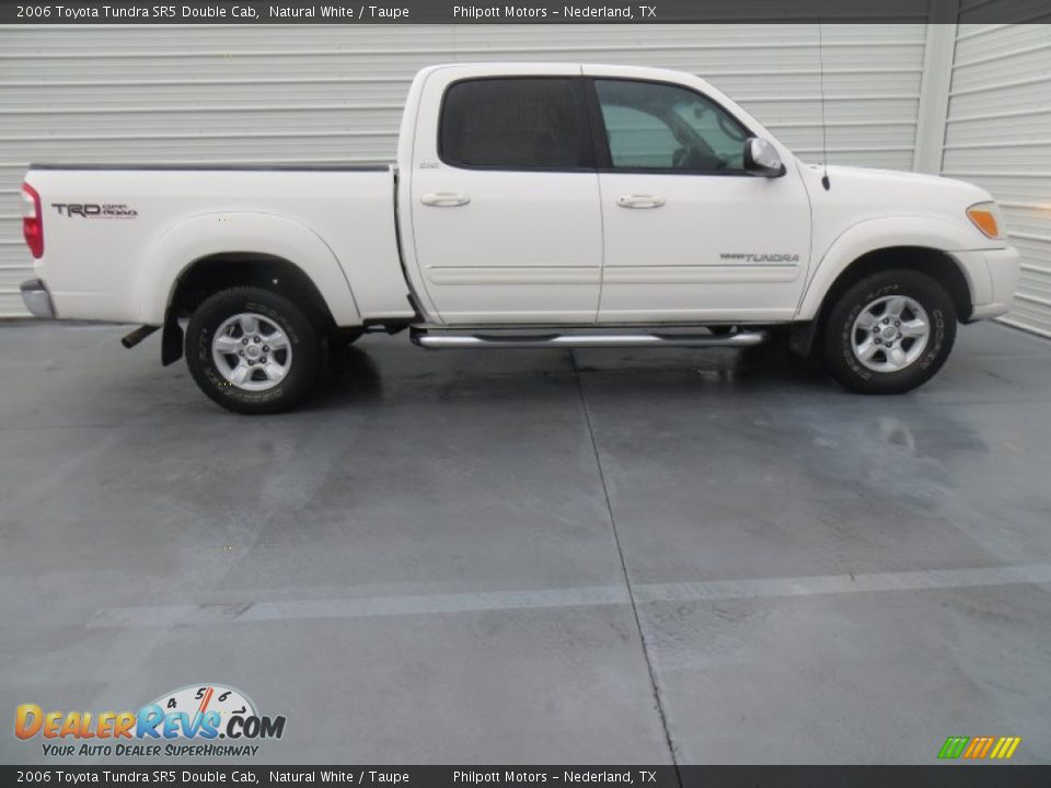 2006 Toyota Tundra SR5 Double Cab Natural White / Taupe Photo #3