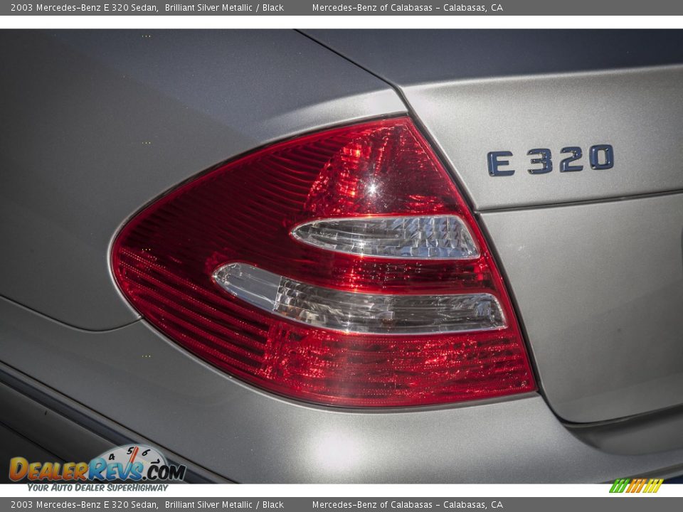 2003 Mercedes-Benz E 320 Sedan Brilliant Silver Metallic / Black Photo #28