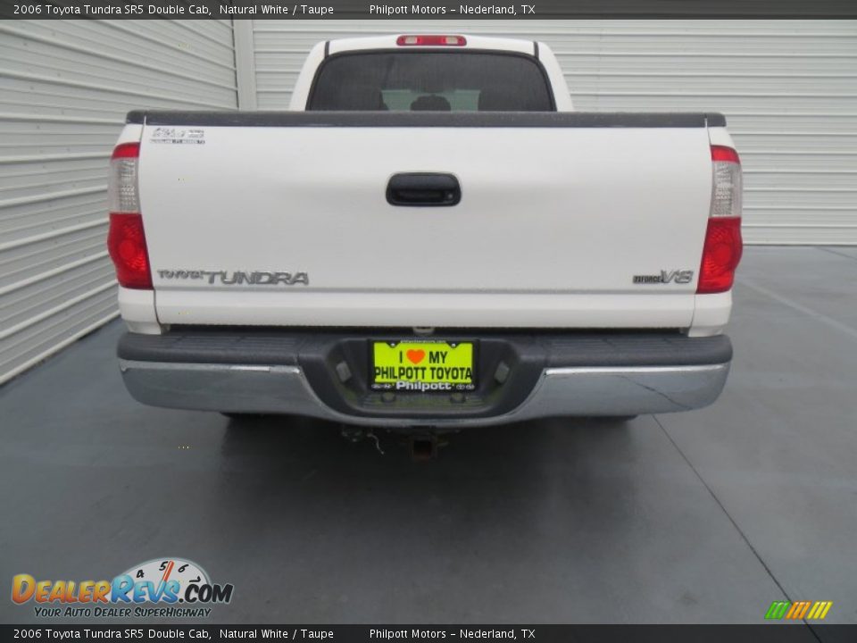 2006 Toyota Tundra SR5 Double Cab Natural White / Taupe Photo #5