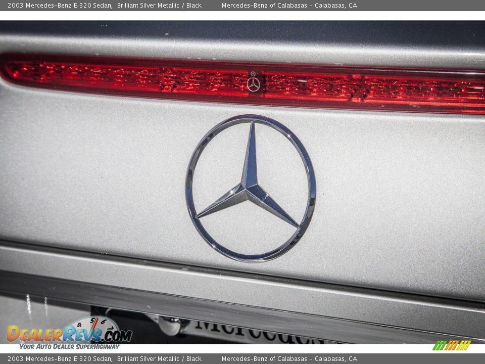 2003 Mercedes-Benz E 320 Sedan Brilliant Silver Metallic / Black Photo #29
