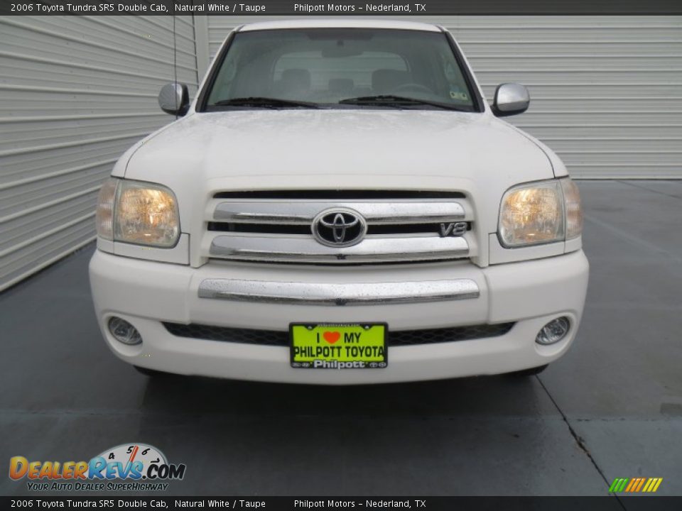 2006 Toyota Tundra SR5 Double Cab Natural White / Taupe Photo #8