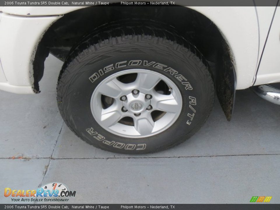 2006 Toyota Tundra SR5 Double Cab Natural White / Taupe Photo #13