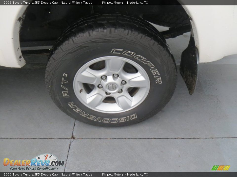 2006 Toyota Tundra SR5 Double Cab Natural White / Taupe Photo #14