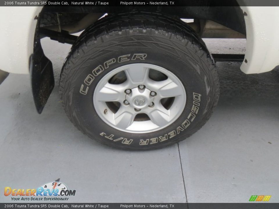 2006 Toyota Tundra SR5 Double Cab Natural White / Taupe Photo #15