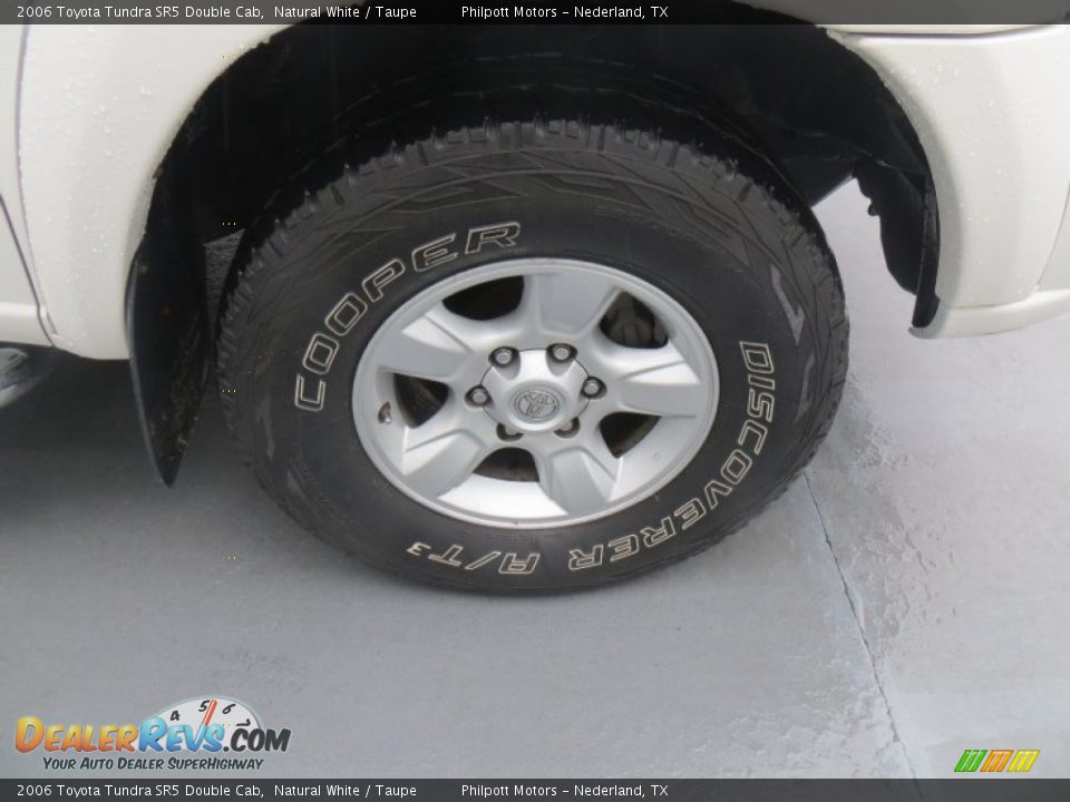 2006 Toyota Tundra SR5 Double Cab Natural White / Taupe Photo #16