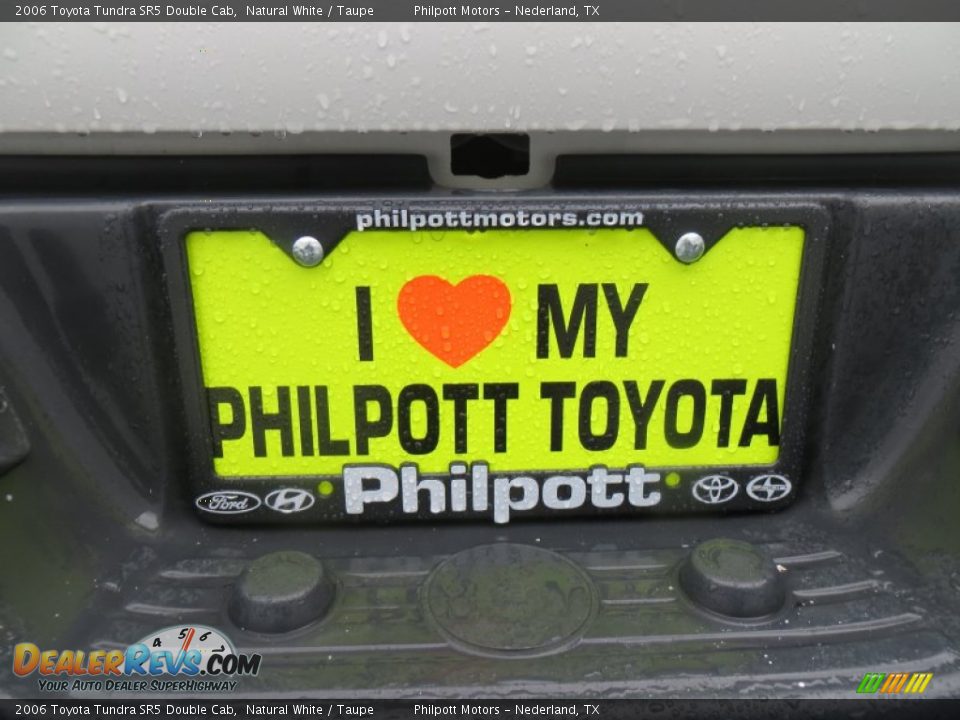 2006 Toyota Tundra SR5 Double Cab Natural White / Taupe Photo #21