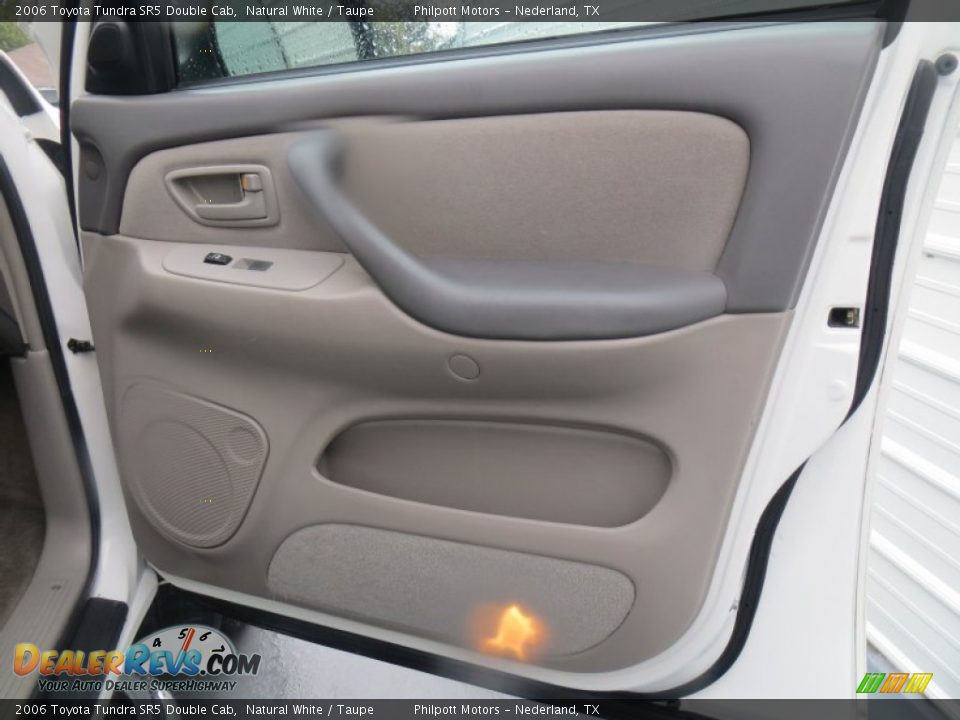 2006 Toyota Tundra SR5 Double Cab Natural White / Taupe Photo #24
