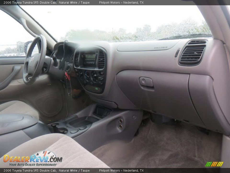 2006 Toyota Tundra SR5 Double Cab Natural White / Taupe Photo #25