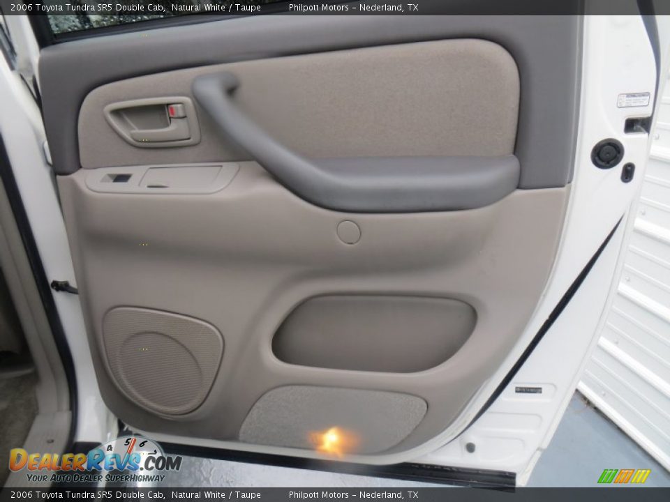 2006 Toyota Tundra SR5 Double Cab Natural White / Taupe Photo #27